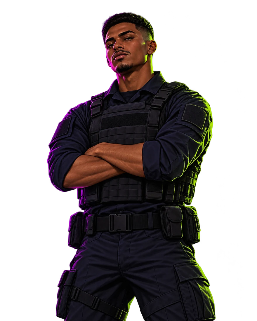 Personagem policial BCR